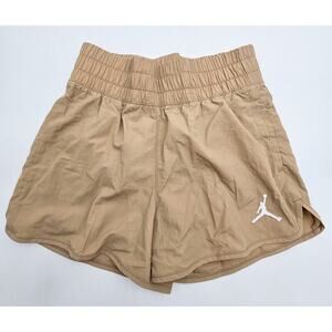 Nike Jordan Girls' Size M High Flying Shorts Legend MD Brown